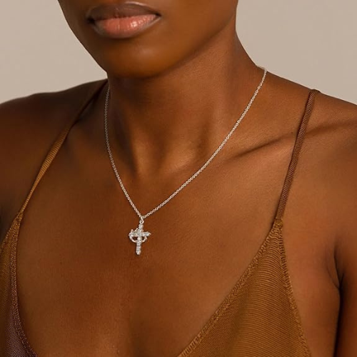 Collier Croix Couronne