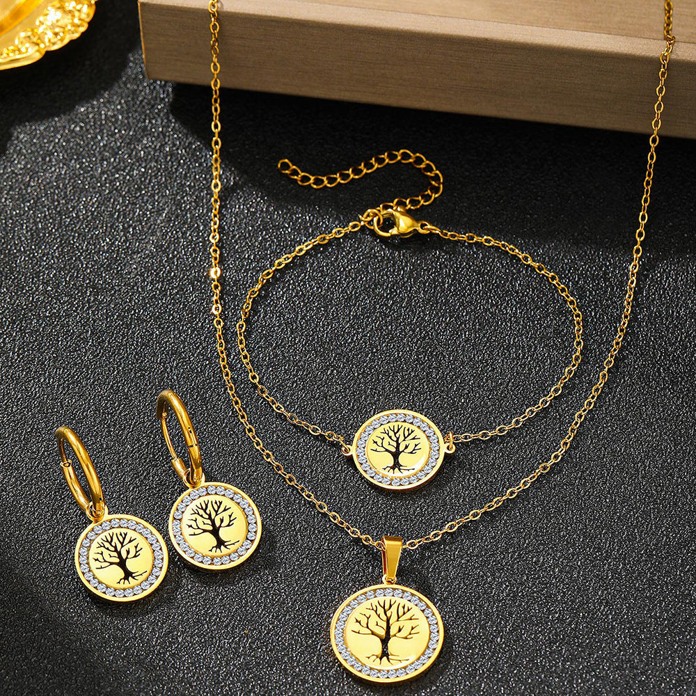Set di gioielli dell'albero della vita