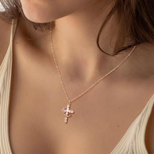 Collier Croix Couronne