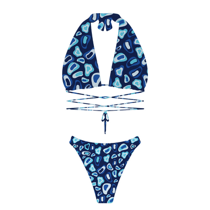 Fullt sett | Tan-í gegnum milos topp + antigua botn | Midnight Blue
